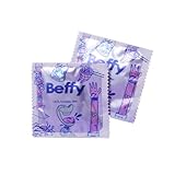 Beffy - Latex Lecklappen / Lecktuch - mehr Sicherheit während des Oralverkehrs - geringeres Ansteckungsrisiko für Geschlechtskrankheiten - Einzeln (1x2 Tücher)