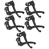 VICASKY 5 Paare Fahrrad Bremshebel Kunststoff Bremsgriff Ergonomisch für Kleine Hände Einfache Montage Sicherer Griff für Klapp Kinderfahrräder Leicht und Langlebig