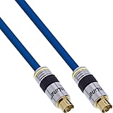 InLine 89947P S-VHS Kabel, PREMIUM, vergoldete Stecker, 4pol mini DIN Stecker / Stecker, 0,5m