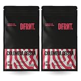 DFRNT. Colombia Geisha 2 x 250 g – Limited Edition – Spezialitätenkaffee in Bohnen – 100% Arabica aus Kolumbien – Noten von Zitronengras und Honig – Frisch geröstet in Spanien