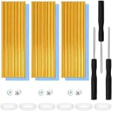 M2 Ssd Kühlkörper, 3 Satz M.2 Wärmeleitpad, Kühlkörper, Thermisches Silikonpad, Silikonring, Schrauben, Bolzen Und Schraubendreher, Heatsink 2280 Pcie Nvme Cpu-Kühlung Für 2280 M.2 Ssd M2 Kühlkörper