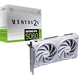 MSI GeForce RTX 5060 8G Ventus 2X OC White - 8GB GDDR7 (28Gbps/128-bit), PCIe 5, Boost: 2527 Hz, HDMI 2.1b, DisplayPort 2.1b