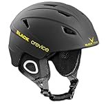 Black Crevice Skihelm Kitzbühel, 9, 5 Größen, BCR143764 (Schwarz/Gelb, M)