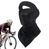 Gesichtsmaske Sonnenschutz – Gesichtsbedeckung Schutz vor Sonne – UPF 50 kühlender Bandana-Schal, Schutzhülle für Männer und Frauen, Outdoor-Sport, Camping, Radfahren, Wandern, Urlaub, Schwarz