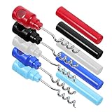 SAFIGLE 5 Stück Teiliges Tragbares Weinflaschenöffner Kompakter Robuster Korkenzieher Vielseitig für Rotwein und Verschiedene Flaschen Leicht und Abnehmbar für Reise Bar und Party