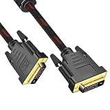 MMOBIEL DVI-Stecker- DVID Dual Link - Video Kabel Konverter unterstützt Monitor, PC, TV, Gaming, Projektor - 1080p Full HD 60Hz – Vergoldete Anschlüsse 1.5m
