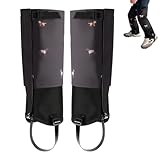 Gamaschen für Wanderstiefel, wasserdicht, verstellbare Protektoren, Winddichte Stiefel-Leggings für Kinder, für, Mädchen, Jugendliche, Klettern, Motorradfahren, Schneeschuhwandern, Radfahren