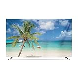 TV Abdeckung 32–80 Zoll TV Staubschutzhülle Staubschutzhülle Für Desktop Computer Wiederverwendbarer Staubschutz Dehnbare Staubdichte TV Monitorabdeckung-seaside2||45-48inch