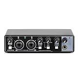 Torribala 1 Stück Soundkarte Studio Aufnahme USB Audio Schnittstelle Professionelle Soundausrüstung für Aufnahme schwarz
