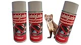 LudwigLacke 3 Spraydosen Marderabwehr Marder Spray a´400 ml