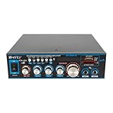 Verstärker, Audio-Verstärker, Heim-Audio-Verstärker-Empfänger, bluetooth Digital HiFi FM Audio Vollverstärker,Audio Verstärker Receiver für Zuhause oder Auto