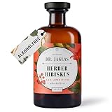 Dr. Jaglas Herber Hibiskus - alkoholfreie Spirituose - Aperitif alkoholfrei - alkoholfreier Likör mit herb bitterem Geschmack - vegan & glutenfrei