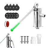 Schwengelpumpe Komplett Set, Gartenpumpe Handpumpe Wasser Handwasserpumpe Handpumpe Wasserpumpe Gartenpumpe Edelstahl Manuell Und Energiesparend Haushalt Regenfasspumpe für Gartenhof