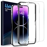 Uyiton für iPhone 14 Pro für Panzerglas - 2 Stück 9H Härte Panzer Schutz Glas Schutzfolie,Vollständige Abdeckung Folie Displayschutz Anti-Kratz Schutzglas für iPhone 14 Pro