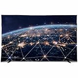 Eleeonora Tv-StaubschutzhüLle,Tv Bildschirm StaubschutzhüLle,Landschaft Tv Abdeckung,Staubdicht,Waschbar,Schutz Sonne,Für 22-80 Zoll Tv,HäNgender Desktop Gebogener Tv