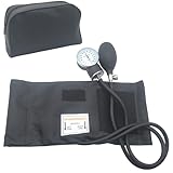 Xreuctop Blutdruckmessgerät Manuell, Aneroid Manuelles Blutdruckmessgerät mit Stethoskop, Blutdruckmanschette Oberarm mit Tragetasche, Blutdruck Manschette für Krankenschwester, Arzt, Praxis