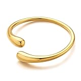 LILIE&WHITE Armband Offenes Armreif-Design, Vergoldet – Eleganter Minimalistischer Damen Armreif