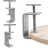 2 Stück Heberinge C Klemme, 78 mm Edelstahl Heavy Duty Trägerklemme, M10 C-Zwingen, für Zwingen, Klemmen & Spanner, Holzarbeiten Werkzeug, Heimwerken & Autoreparatur