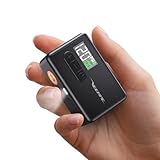 VEEAPE Tiny Pump Mini Fahrradluftpumpe, 120 PSI Elektrische Fahrradluftpumpe, Tragbare Fahrradpumpe mit Presta- und Schrader-Ventil für Rennrad, Mountainbikes, Stadträder und E-Bikes