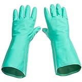 Csafyrt Geschirrspülhandschuhe 1Pairöl-resistente Latexschale Handschuhe Nicht-Stick-Küchenhandschuhe zum Waschen des Geschirrs wiederverwendbares Gericht