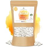 Microflorana - MSM Kapseln - 400 Stück - Produziert in DE - Frei von bitterem Geschmack - 480 mg MSM je Kapsel - Schwefel Kapseln - Methylsulfonylmethan - Unbehandelte Kapseln (nicht verpresst)