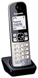 Panasonic KX-TGA681EXB Mobilteil für KX-TG68xx Serie inkl. Ladeschale schwarz