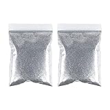 Glitzerpulver Set 100g,Glitzerpulver Zum Basteln,Gold Silber Glitzerpulver, Glitzerpuder Für Nägel,Masquerade, Epoxidharz Glitzer,DIY,Nagelkunst (Silber)