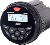 Wasserdicht Bluetooth Marine Stereo-Empfänger mit MP3 Player am DAB+/AM/FM Radio und Streaming Musik auf Booten Golf Carts und Spa (DAB+) Schwarz