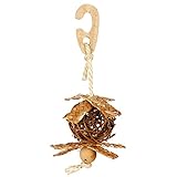 Trixie - Weidenball am Seil mit Nistmaterial, ø 5,5 cm