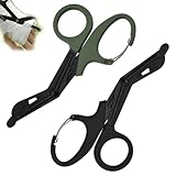 Verbandsschere Pflege,Bent 7,7 Zoll Verbandschere Matt Titanbeschichteter Edelstahl VerbandsschereOder Gaze Rettungsschere Für Arzt Oder Verbandschere Krankenschwester,Notaufnahme