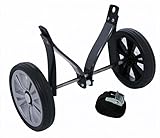 Eckla Kajakwagen Orkca Alaska 1280, Schwarz, Edelstahl, Verjüngt, Minimalistisch, Kajakaktivitäten, Transport von Kayaks am Ufer