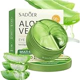 60PC Augenpads Gegen Augenringe, Hyaluron Hydrogel Essence Eye Patches,Eye Pads Gegen Tränensäcke,Anti-Falten und Anti-Dunkelheitskreise, Entfernen von Schwellungen und Tränensäcken