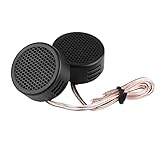 Haofy Hochtöner, 500W Schwarzer Mini -Auto -Lautsprecher Audio 35 Mm 98 DB Lautsprecher mit Voller Frequenz, High Fidelity Sound Cap, für Mehr Spaß Am Fahren und Besseres Musikerlebnis