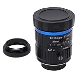 Nutriess 10 MP hochauflösendes manuelles Irisobjektiv, 35 mm Brennweite, Fester Fokus, Kameraobjektiv für industrielle Anwendungen