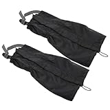 SOIMISS 2 Stück wasserdichte Outdoor Gamaschen Verstellbare Wanderbeinschützer aus Robustem Oxford Wasserabweisend Schneesicher Geeignet für Bergsteigen Wandern Camping und Jagd