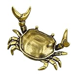 Schreibtisch-Gadget-Dekor, einzigartige Heimdekoration, Tierskulptur, Geschenk, Stifthalter-Ideen, schrullige Dekoration, Gewichtheben, Krabben-Skulptur, künstlerisches Schreibtischzubehör, dekorative