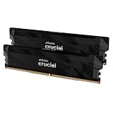 Crucial Pro DDR5 RAM 32GB Kit (2x16GB) 6400MHz CL32, Gaming PC Arbeitsspeicher, Intel XMP 3.0 / AMD Expo, Schwarz - CP2K16G64C32U5B