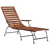 Helloshop26 Sonnenliege für den Außenbereich, Akazienholz, robust 02_0011891