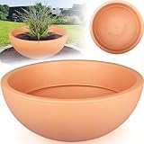 Pflanzschale rund Terrakotta 40cm Blumen Schale Pflanzkübel