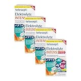 tetesept Elektrolyte Intens - 4 × 10 Portionsbeutel - Isotonische Glucose-Mineralstoff-Mischung mit Magnesium, Cholin und Vitamin B12 - Unterstützt das Elektrolytegleichgewicht