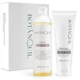 Shampoo und Conditioner Set, BOTÁNQUIL Haarpflege mit Arganöl Sheabutter für Trockenes, Kaputtes, Locken, Lockiges, Dauerwellen Haar, Intensiv Reparatur Haarausfall Haarshampoo Ohne Silikone Sulfate