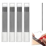 AONAYO 24 Stück Bleistiftminen,2.8mm Solide Bleistiftminen,Bleistift Ersatzminen, Solide Tieflochmarker,Tischler Bleistift Ersatzminen,Für Zimmermannsbleistift, Architekt Zeichnen