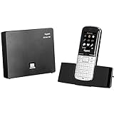 Gigaset SL400A GO Telefon - Schnurlostelefon / Mobilteil - mit Farbdisplay - Anrufbeantworter - Freisprechen - Design Telefon / Schnurloses Telefon - VOIP - IP-Telefon - schwarz