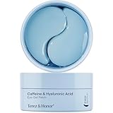 Augenpads gegen Augenringe Korean Skincare: Hyaluron & Koffein Augenpads gegen Tränensäcke & Falten - Vegan & Tierversuchsfrei, für empfindliche Haut geeignet Augenmaske, 30 Paare - Under Eye Patches