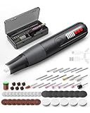 ZoCCee Multifunktionswerkzeug Akku, 8V mini Rotationswerkzeug, 5 Variable Drehzahl, LED-Licht, Werkzeugakkus mit 62 Zubehörteile zum Schleifen, Polieren, Bohren, Gravieren, Schneiden, LED-DIsplay