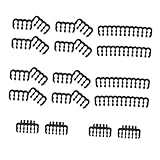 Toddmomy 24 Stück Teiliges Kabelmanagement Kabelorganizer kämmen für PC gehäuse Einfach zu Installierende Kabelhalter für Saubere Kabelführung und Kompatibel Anschlüssen