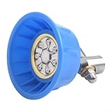 Yhenlovtt Variable Elite Schwenkbewässerung, kompatibler Druck, landwirtschaftliches Spray, Kupfer- und Kunststoffkonstruktion mit Design für Düse (7 Löcher)