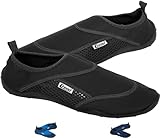 Cressi Coral - Premium Erwachsene Wassersportschuhe, Schwarz, Gr. 43