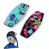 Happyyami 2er Set Neopren Riemenabdeckungen Für Tauchmasken Dekorative Druckdesigns Schutz Für Schwimmmaskenriemen Ideal Für Schnorcheln Und Tauchen Langlebig Und Komfortabel
