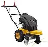Texas Wiesenmäher Hochgrasmäher mit Antrieb Radantrieb Kreiselmäher Motorsense Sichelmäher Balkenmäher Rasenmäher Benzin Pro Trim 600TR | 173cm³ | 4-Takt | 4PS | 60cm Arbeitsb. | 45-90cm Schnitth.